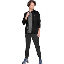 Full Sleeve Polyester Full Zip with Pocket Solid Men's Sports Track Jacket