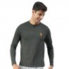 Men Comfort Fit Heathered Cotton I655 T-Shirt - Pack of 1